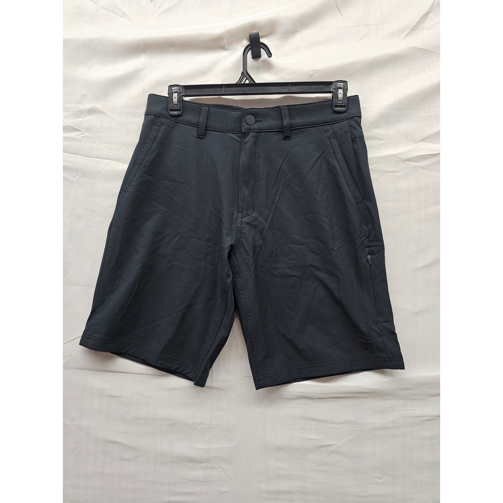 Hurley Mens Hybrid Shorts Black Polyester Blend Casual Size 32
